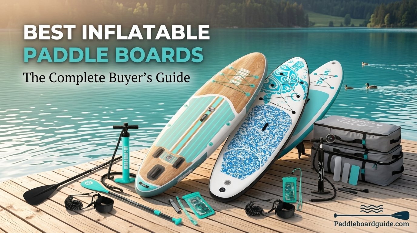 Best inflatable paddle boards lineup on the water